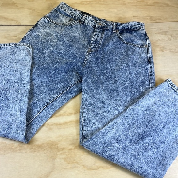 Ragged Women’s Vintage Y2K Acid Wash Blue Denim Jeans - Picture 1 of 14